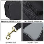 WOOWAVE Kayak Seat Padded Deluxe Paddleboard Seat Adjustable Boat Seat Cushioned Fishing Seats High Back Comfortable Backrest Support with Detachable Back Storage Bag for Universal Sit