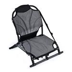 Kayak Seats with Back Support, Aluminum Alloy Folding Kayak Seat, Breathable Textile Mesh Fabric Material, Adjustable Universal Paddle Board Seat for Fishing, Inflatable Kayaks, Sup, Canoe