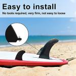 6 Pieces Surfing Accessories No Tool Stainless Steel Fin Screw Thumb Fin Screw for Men Women Surfboard Surf Longboard Paddleboard and SUP