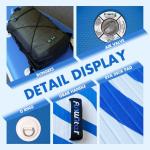 FunWater 10'×31"×6" Inflatable Stand Up Paddle Board with Premium SUP Paddleboard Accessories, Wide Stable Anti-Slip EVA Deck,Paddle Boards for Adults & Youth of All Skill Levels