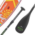 Seamax Carbon Fiber Adjustable SUP Paddle 65'-85' for Stand Up Paddle Board