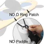 YYST SUP Paddleboard Inflatable Boat Paddle Keeper Paddle Holder Paddle Clip,Set of 4. No D Ring Patch !