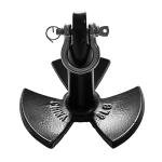 XIALUO Marine River Anchor Kit 8 lb Black PE Coated Kayak Anchor Accessories with 30 ft Rope for Fishing Kayaks, Canoe, Jet Ski, SUP Paddle Board and Small Boats