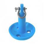 XIALUO Marine Mushroom Anchor Kit 5 lb Blue PE Coated Kayak Anchor Accessories with 30 ft Rope for Fishing Kayaks, Canoe, Jet Ski, SUP Paddle Board and Small Boats