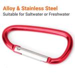 Boncas Paddle Leash Stretchable Kayak Paddle Coiled Leash for Kayak and SUP Paddles, Fishing Poles Rods 2 Pack