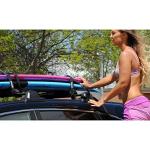 DORSAL Aero Roof Rack Pads - Sunguard (No Fade) for Factory and Wide Crossbars - Pack of 2 for Surfboards Kayaks Sups Snowboards PVC 34" Inch Black