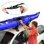 Mind and Action 16 Ft Sturdy Tie Down Strap Lashing Strap with Rubber Padded Cam Lock Buckle,for Car Roof Rack,Kayak Canoe SUP Surfboard Tie Down,Boat Trailer Tow Straps(4 Pack)