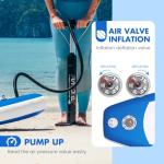 FunWater 10'×31"×6" Inflatable Stand Up Paddle Board with Premium SUP Paddleboard Accessories, Wide Stable Anti-Slip EVA Deck,Paddle Boards for Adults & Youth of All Skill Levels