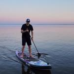 AISUNSS Inflatable Paddle Board for Adult, Paddle Board for All Skill Levels, Wide SUP Board with Primium Accessories Include SUP Carry Bag, Hand Pump, 10L Waterproof Bag and Adj Paddle