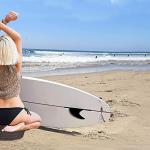 T-SIDAKE 9'' SUP Single Center Fin, Fiberglass Reinforeced Nylon SUP Replacement Fins, Free No Tool Fin Screw, Suitable for Longboard, Surfboard, SUP Single Fin Center Fin