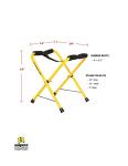Suspenz Folding Kayak Stand, Small Portable Racks for Kayaks, Canoes & SUPs - 150 lb Capacity - 22-1818