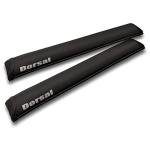 DORSAL Aero Roof Rack Pads - Sunguard (No Fade) for Factory and Wide Crossbars - Pack of 2 for Surfboards Kayaks Sups Snowboards PVC 34" Inch Black
