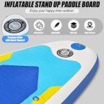 SUDOO SUP Stand Up Paddle Board 10ft Inflatable Paddle Boards 30" Wide 6" Thick for Adults & Youth with Backpack, Pump,Paddle,Coil Leash,Triple Fins Ocean