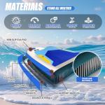 SUDOO SUP Stand Up Paddle Board 10ft Inflatable Paddle Boards 30" Wide 6" Thick for Adults & Youth with Backpack, Pump,Paddle,Coil Leash,Triple Fins Ocean