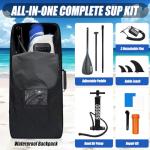 SUDOO SUP Stand Up Paddle Board 10ft Inflatable Paddle Boards 30" Wide 6" Thick for Adults & Youth with Backpack, Pump,Paddle,Coil Leash,Triple Fins Ocean