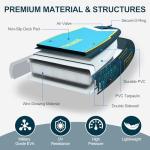 GYMMALL Paddle Board, Inflatable Stand Up SUP Paddle Boards for Adults & Youths of All Skill Levels, Wide & Non-Slip Deck Design Blow Up Paddleboards with Premium Accessories & Storage Bag