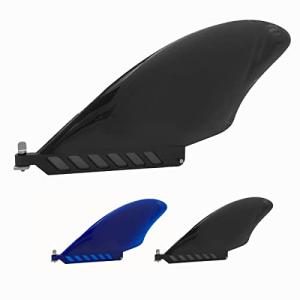 VAMO Findestructable 5.5" Keel Fin for Touring or Racing SUP Paddleboards or longboards with toolless fin Screw-Black (Black)