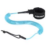 AQUARM SUP Leash 11 Foot Coiled Stand Up Paddle Board Leash Stay on Board Ankle Strap