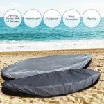 MAYMII 7.8-18ft Durable Kayak Cover Canoe Cockpit Dust Cover, Waterproof UV Sunblock Shield Protector for Fishing Boat,Kayak,Canoe,Paddle Board, (Black, Suitable for (2.6-3m/7.8-9ft) Kayak)