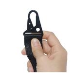 ZipSeven SUP Carrier Shoulder Strap Adjustable Carrying Sling Paded Bag Belt for Surfing and Paddle Board with Metal Hooks Accessories - Black (1)