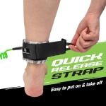 Gradient Fitness Ankle Surfboard Leash, Leash for Boogie Boards, Paddle board (SUP) & Surf boards (Green)