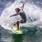 WOOWAVE Surfboard Leash Premium Surf Leash SUP Leg Rope Straight 6/7/8/9 feet for All Types of Surfboards (Black, 6ft & 7mm)