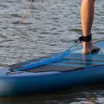 HEYTUR Coiled SUP Leash 10' Surfboard Leash Sup Leg Rope Strap Stand Up Paddleboard Leash (5mm Blue)