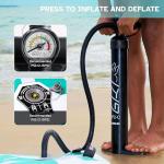 SKADDLES 10’6’’ Inflatable Stand Up Paddle Board (SUP) for Adults and Youth with Non-Slip Deck – Complete Accessories Kit, Perfect for Fishing, Yoga, Fitness & Family Fun (Mint Green Wood Grain)