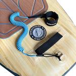 AQUARM SUP Leash 11 Foot Coiled Stand Up Paddle Board Leash Stay on Board Ankle Strap