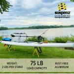Suspenz SUP Stands, Stand Up Paddle Board, Surfboard Foldable Racks, EZ-Fold Portable Stand, Yellow 22-1901
