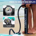 SKADDLES 10’6’’ Inflatable Stand Up Paddle Board (SUP) for Adults and Youth with Non-Slip Deck – Complete Accessories Kit, Perfect for Fishing, Yoga, Fitness & Family Fun (Vibrant Orange Wood Grain)