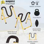 Suspenz SUP Stands, Stand Up Paddle Board, Surfboard Foldable Racks, EZ-Fold Portable Stand, Yellow 22-1901