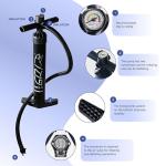 SKADDLES 10’6’’ Inflatable Stand Up Paddle Board (SUP) for Adults and Youth with Non-Slip Deck – Complete Accessories Kit, Perfect for Fishing, Yoga, Fitness & Family Fun (Vibrant Orange Wood Grain)