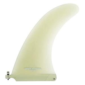 Santa Barbara Surfing SBS 10" Premium Fiberglass Surf & SUP Fin - Free No Tool Fin Screw - 10 inch Center Fin for Longboard, Surfboard & Paddleboard