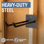 Paddle Storage Wall Rack, Kayak, SUP, Canoe Paddles, Indoor Organizer, Solid Steel Hanging Hooks (Compact)