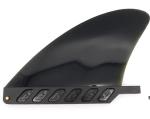 bohally 4.6" Soft Surf Fin Orange&Black for Surf Boards, SUP Paddleboards or Water SUP with No Tool fin Screw (Black)