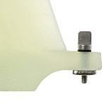 Santa Barbara Surfing SBS 10" Premium Fiberglass Surf & SUP Fin - Free No Tool Fin Screw - 10 inch Center Fin for Longboard, Surfboard & Paddleboard