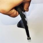 bohally 4.6" Soft Surf Fin Orange&Black for Surf Boards, SUP Paddleboards or Water SUP with No Tool fin Screw (Black)