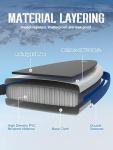 WNOVA 11'6"×34"×6" Inflatable Stand Up Paddle Board, 430LBS Capacity SUP Paddle Board for All Skill Levels, Blow Up Paddleboard with Adjustable Paddle, Camera Mount, Cup Holder, Backpack, Classic Wood
