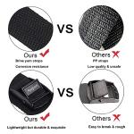 Ayaport Lashing Straps Car Roof Rack Straps Cam Buckle Tie Down Strap for Kayak, SUP, Canoe, Surfboard Packing Black 4 Pack