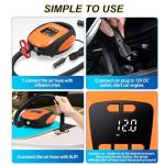 Paddle Board Pump Electric Portable, KOSMEGAL SUP Pump for Paddleboard, Professional 20PSI Air Compressor with Auto-Off, Deflation Function and 12V DC Car Connector for Inflatables, Kayaks and Boats