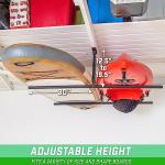 GoSports Kayak Rack for Garage Ceiling Mount - Adjustable Storage Hangers for 2 Kayaks, SUPs, or Surfboards
