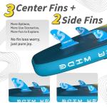 iTAOSTAR L01CP 12’×35" Extra Wide Inflatable Stand Up Paddle Board - Premium SUP Board Kit with 5 Fins - Ultra Stable Paddleboard for Adults & Youth - All Skill Levels - for Lakes, Oceans & Fishing