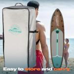 WNOVA Inflatable Paddle Boards for Adults and Youth, 11'x33 Stand Up Paddle Board with SUP Accessories, Portable Inflatable Paddleboard for All Skill Levels, Blow Up Paddle Board, Classic Wood