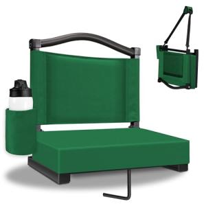 Fragess Kayak Seats with Back Support & Adjustable Shoulder Straps - Universal Padded Kayak Seat Cushion & Paddle Board Seat for SUP, Canoe, Fishing Boats (Hunter Green)