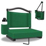 Fragess Kayak Seats with Back Support & Adjustable Shoulder Straps - Universal Padded Kayak Seat Cushion & Paddle Board Seat for SUP, Canoe, Fishing Boats (Hunter Green)