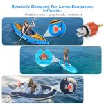 crvewom 2 Pcs Stand Up Paddle Board Pump Adapter, Strong Sealing Air Valve Adapter for Inflatable Boat, Premium Kayak Accessories for Quick Inflation and Deflation