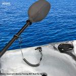 Booms Fishing T02 Fishing Pole Tether with 7.1" Belt, Kayak Paddle Leash, Paddle Board Fishing Accessories, Heavy Duty Fishing Lanyard for Fishing Tools/Rods/Paddles, Multicolor 3pcs