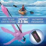 Best Marine and Outdoors Kayak Anchor, 3.5 Pound Anchor System Kit for Kayaks, Canoes, SUP Paddle Boards & Jet Skis, Fishing, Boating & Kayaking Accessories (Pink)