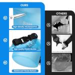 TILYMOL Dry Bag Waterproof for Men Women, 5L Lightweight Roll Top Dry Sack with Waterproof Phone Case and Emergency Whistle, for Kayaking Swimming Boating Paddle Board Fishing Beach Hiking Camping